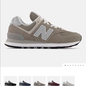 Womens New Balance Grey 574 Size 9